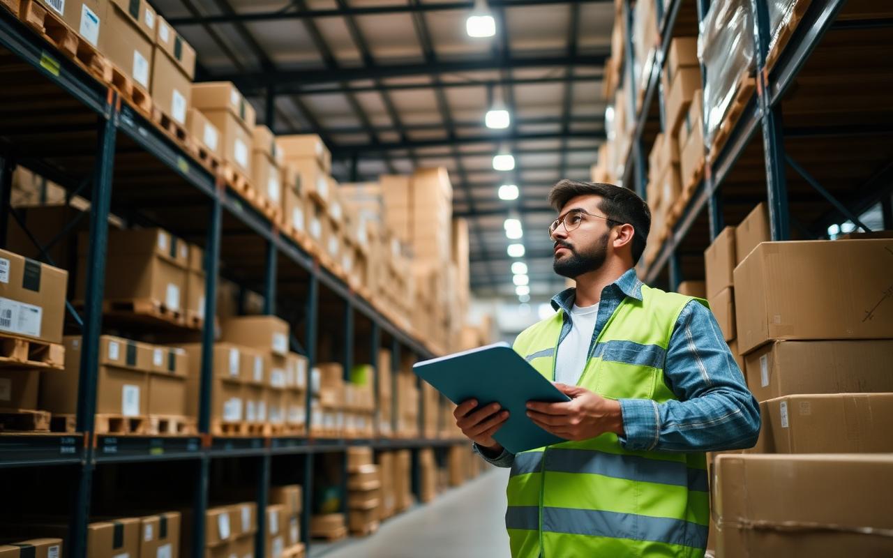 Inventory in warehouse ready for liquidation